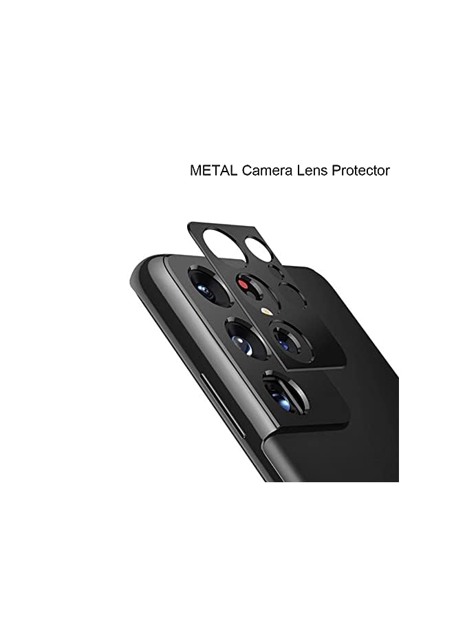 Zaboon Screen Protector For Samsung Galaxy S21 Ultra 5G (6.8 Inches),With 2Pcs Flexible Tpu Film,1Pc Camera Lens Protector,1Pc Backing Carbon Fiber Film [Fingerprint Reader,Easy To Install] - Image 5