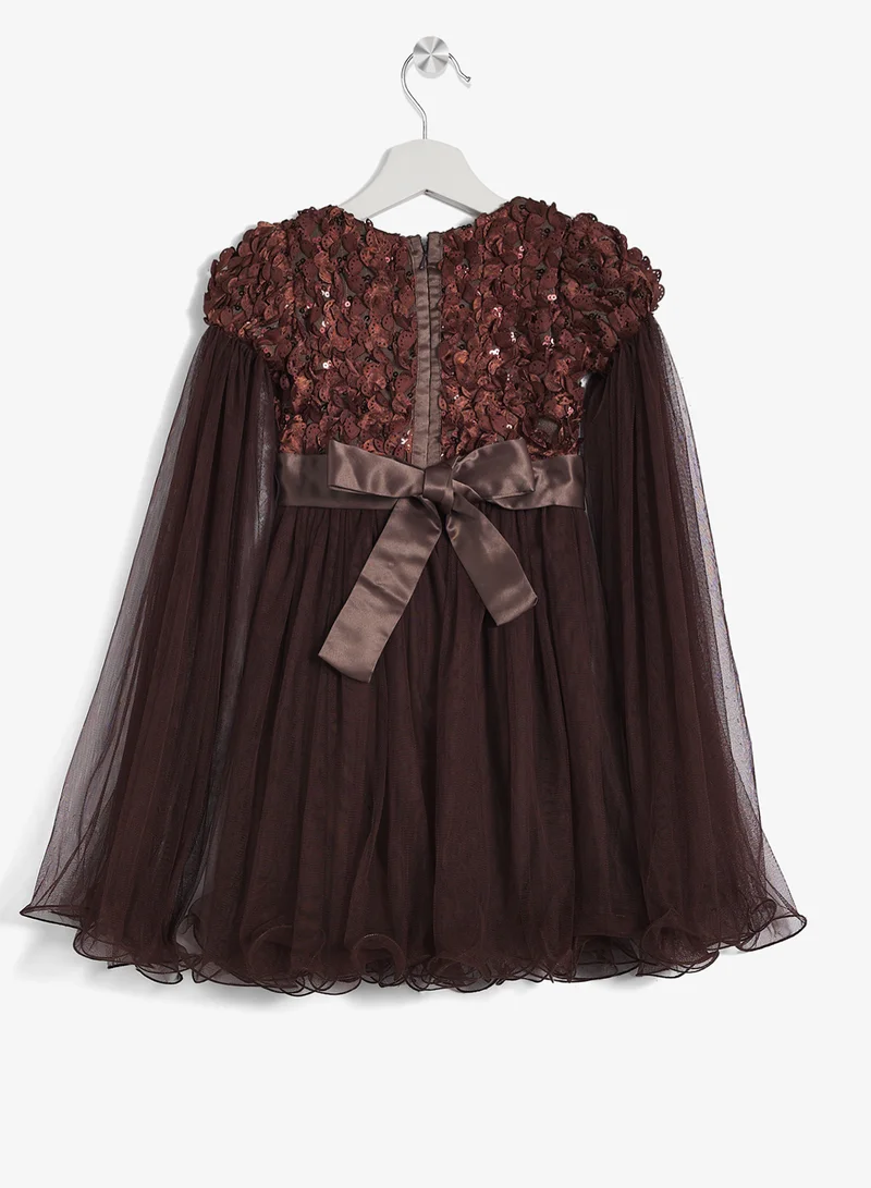 Little Golden Apple Little One Shoulder Dress