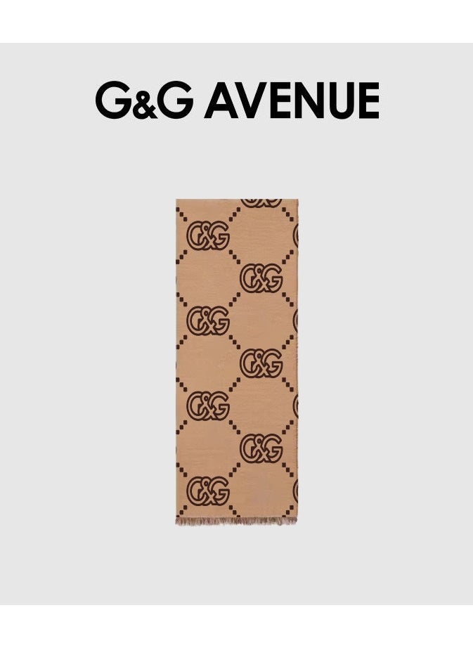 G&G AVENUE - Men fashion scarf with soft and warm winter collar, classic thick knitted scarf breathable and lightweight handbag accessories neck scarf men's gift - Image 1