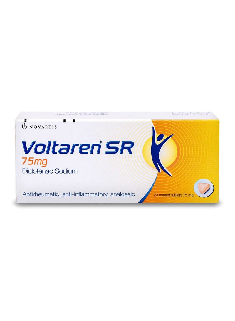Voltaren SR 75 mg Coated Tablets 20 tabs - Image 1