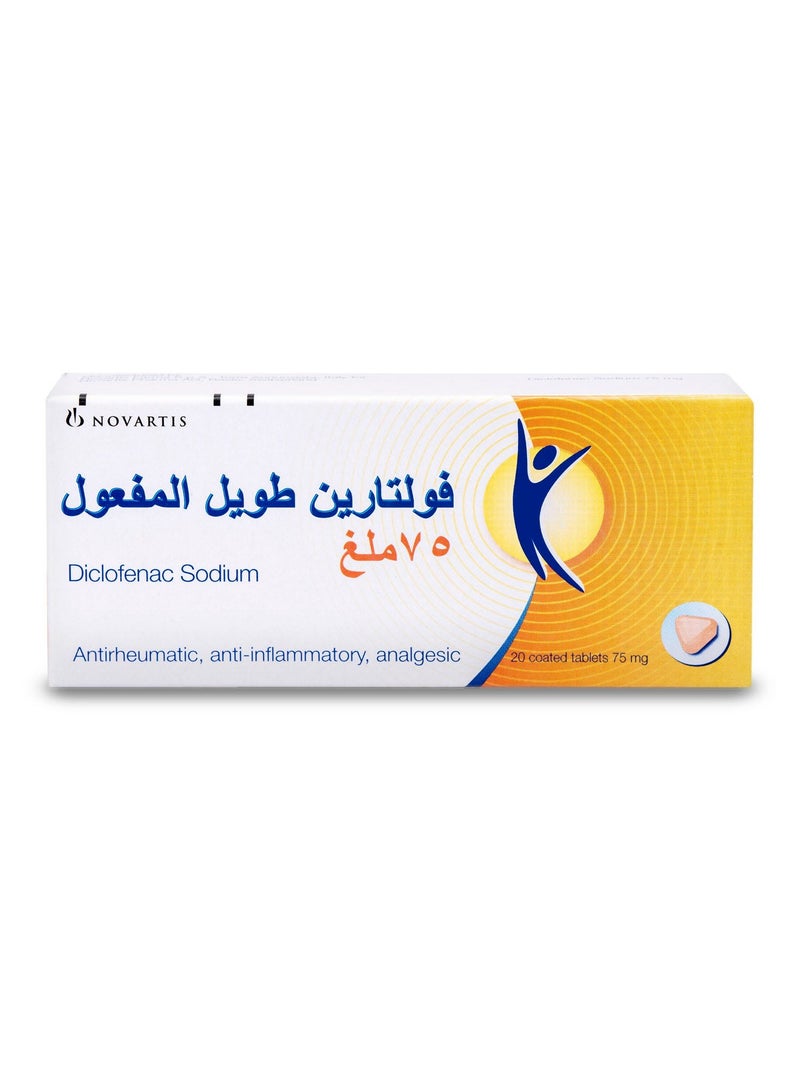 Voltaren SR 75 mg Coated Tablets 20 tabs - Image 2