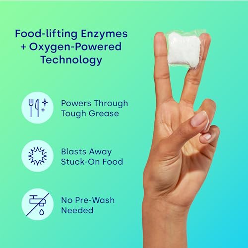 Dropps UltraWash Dishwasher Pods, Lemon Citrus (120 Count) - Biobased Power Deep Clean Dishwasher Detergent Tablets for Sparkling Shiny Dishes - No Rinse Aid or Pre-Wash Needed - Dishwashing Pods - Image 4