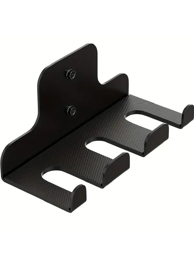 Heavy Duty Wall Mounted Barbell Storage Rack With Rubber Bushings Garage Gym Organizer - Image 3