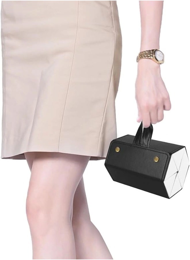 ShebSheb - 6 Slots Foldable Sunglasses Bag Eyeglass Case Portable Anti-Scratch Sun Glasses Storage Bag  Hangable Anti-Stress Sunglasses Organizer for Women Men Glasses Protective Case for Travel Home - Image 1