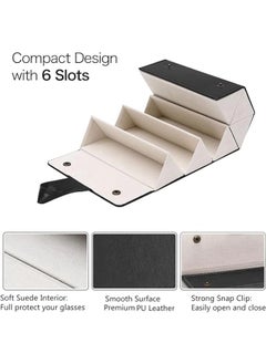 6 Slots Foldable Sunglasses Bag Eyeglass Case Portable Anti-Scratch Sun Glasses Storage Bag  Hangable Anti-Stress Sunglasses Organizer for Women Men Glasses Protective Case for Travel Home - pzsku/Z56BE416376B65EDF03E2Z/45/_/1700362385/797eb2a6-1a20-413f-9d1d-53f4bd5821d9