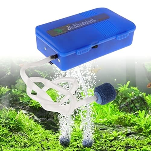VAYINATO® R-101 Single Output Aquarium Oxygen Fish Tank Battery Portable Aerator Air Pump (Battery Not Included) by Petzlifeworld - Image 1
