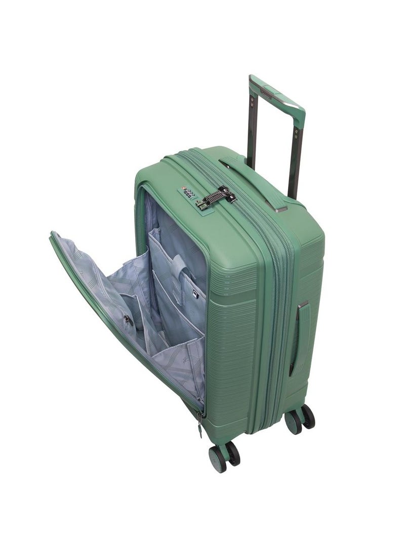 it Luggage it Luggage Bag Unanimous Set of 3 Pcs, Hard Case Polypropylene (PP) Material, Matching Color Suitcases, 8x360 Degree Spinner Wheels, Expandable Trolley, Telescopic Handle, TSA Lock, Color Green Tea  - Image 5