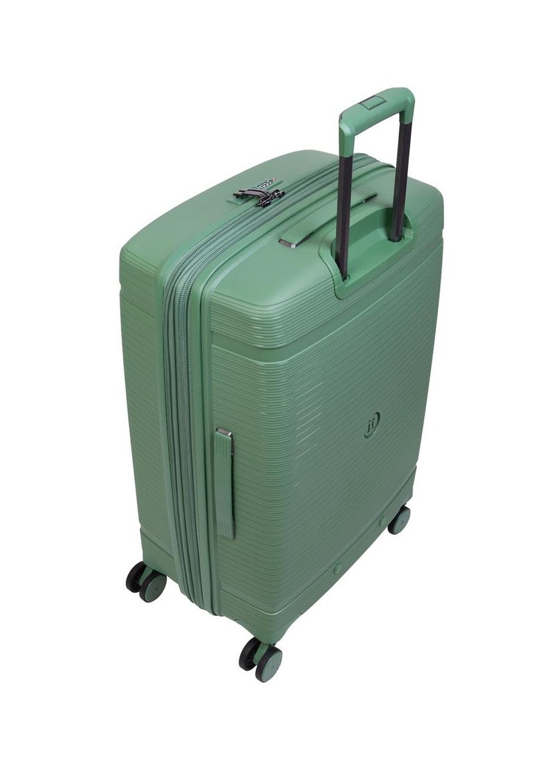 it Luggage - it Luggage Bag Unanimous Set of 3 Pcs, Hard Case Polypropylene (PP) Material, Matching Color Suitcases, 8x360 Degree Spinner Wheels, Expandable Trolley, Telescopic Handle, TSA Lock, Color Green Tea - Image 1