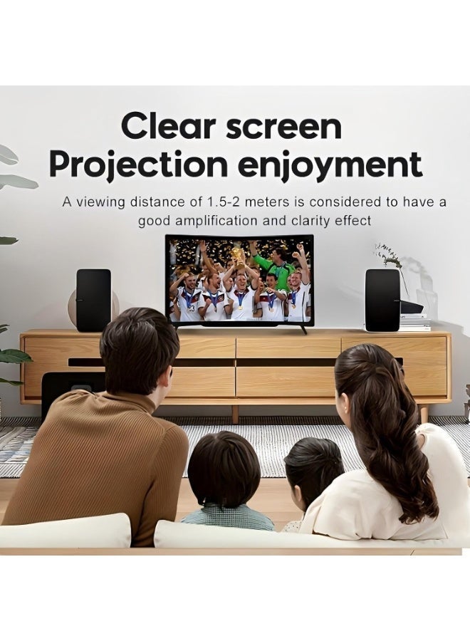Bukela 12-Inch Smartphone Screen Magnifier, 3D Hd, Lightweight And Portable, Mobile Video Magnifier, Expandable Hd Screen, Foldable Design, Ideal For Travel, Watching Tv, Films, Videos And Playing Games, Compatible With All Smartphones - Image 3