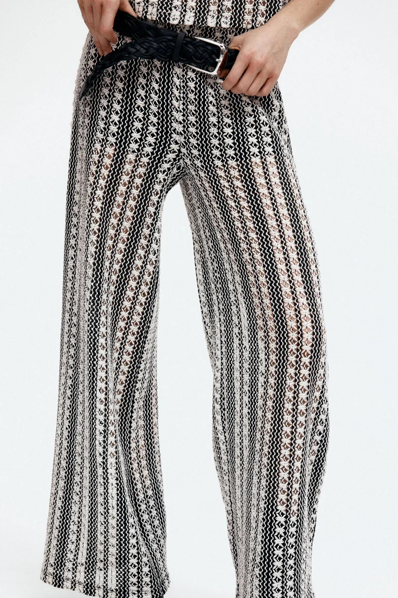 H&M Hole-patterned trousers