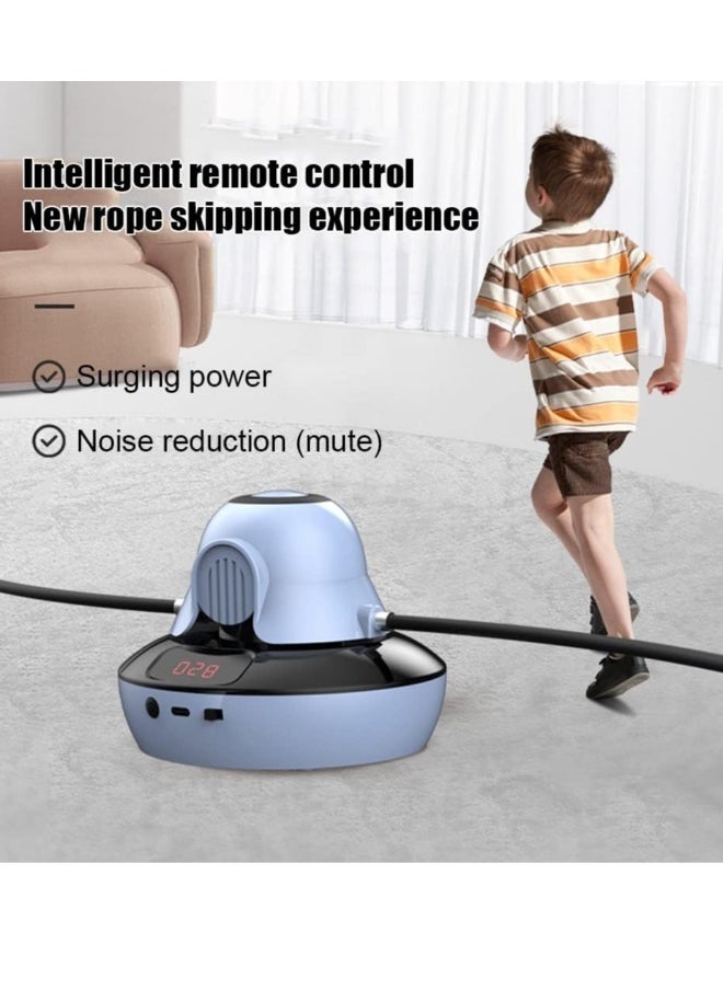Generic - 1-Piece Smart Jump Rope Machine Electric Skipping Rope Machine with Remote Control, LED Counter, 1-10 Levels, Workout  Gym Rope for Families, Gyms, Offices - Image 1
