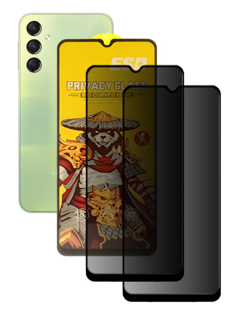 اي اس دي قطعتين، واقي شاشة عالي الجودة لهاتف آسامسونج جالاكسي A24 - Image 1