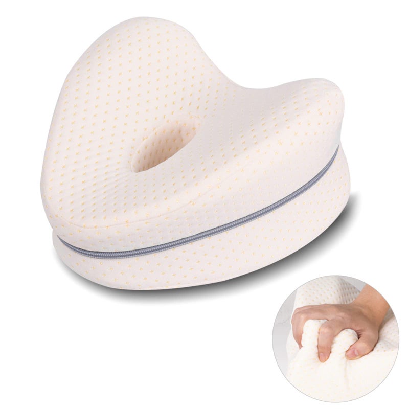 Dioxide Pillow for Sleeping on Side Memory Foam Pillow for Side SleepersOrthopaedic Leg Pillow for Sleeping