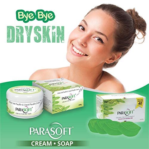 Parasoft combo of Intense Moisturizer Cream (200g) & Body Nourishing & Cleansing Bathing Bar (Pack of 4) - Image 2