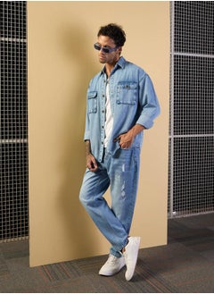 Acid Washed Distressed Relaxed Fit Jeans - pzsku/Z56BE8C2C9E67C05641FFZ/45/1741119976/95b57a91-9d58-4507-a599-cae16e995c9f