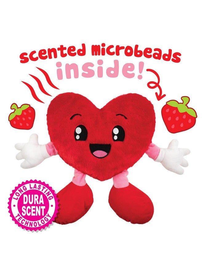 Scentco Sweetheart (Heart) - 10" Patented Gourmet Strawberry Scented Stuffed Plush - Valentines, Gifts For Kids, Gift Guide - Image 4