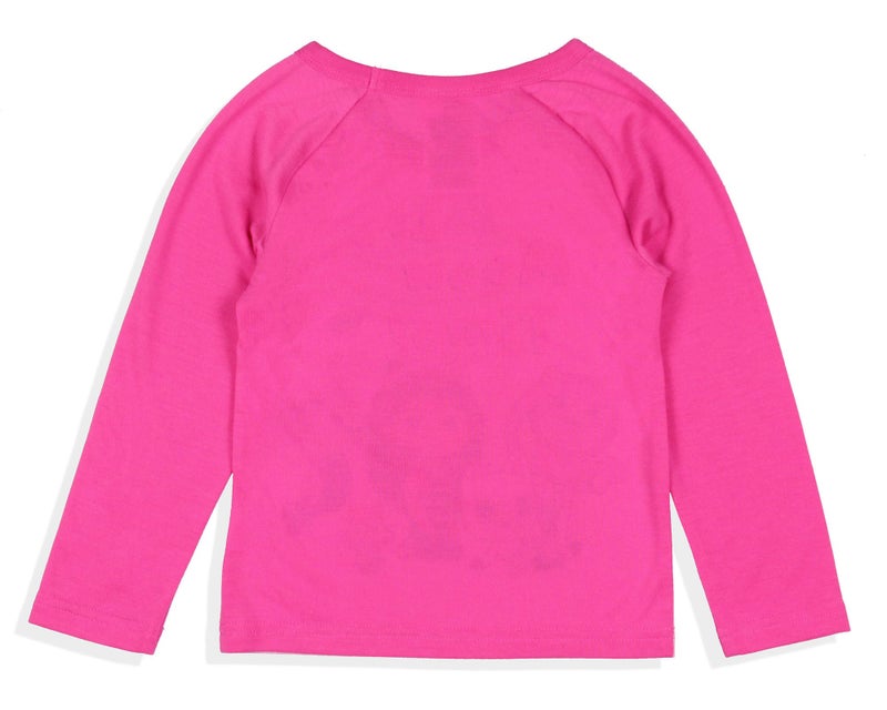 INTIMO Gabby's Dollhouse It's Meow Time Toddler Kid's Raglan 2 Piece Long Sleeve Long PJ Pant Pajama Set for Girls Boys, 2T Multicolored - Image 4