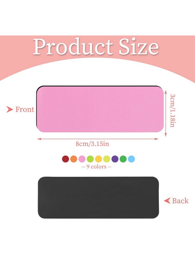 Prudiut 72 Pcs Dry Erase Magnetic Labels, 3.2 × 1.2" Magnetic Name Tags Magnetic Label Stickers For Whiteboard, Refrigerator, Locker Classroom Office Home - Image 2