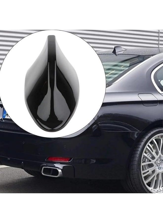 Universal Gloss Black Shark Fin Car Antenna Replacement for Honda, Toyota, BMW, VW, Buick - Enhanced Signal & Aerodynamic Look. - Image 3