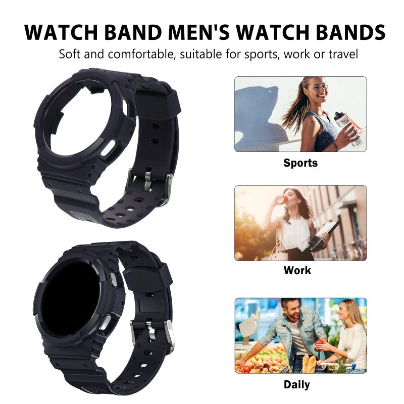 2pcs Sports Replacement Band Compatible with Galaxy Watch 4 40mm - Image 2