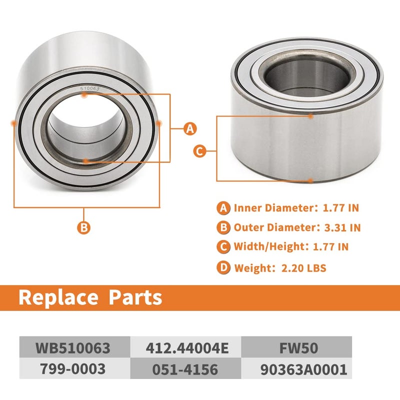 SimpliAuto Single Front Wheel Hub Bearing Replacement for Lexus, Mazda, and Ford Models - Image 4