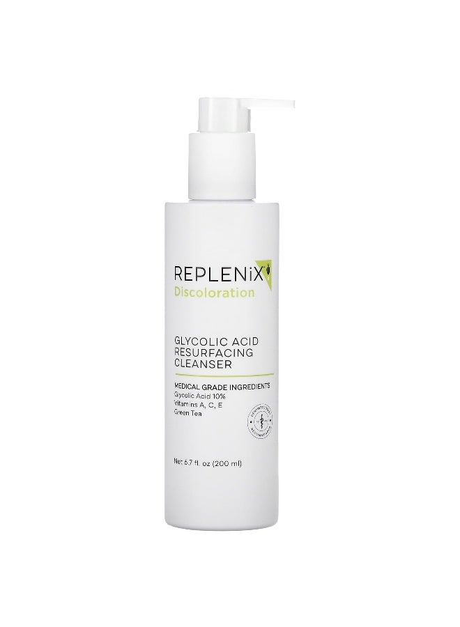 Replenix, Discoloration, Glycolic Acid Resurfacing Cleanser, 6.7 fl oz (200 ml) - Image 1