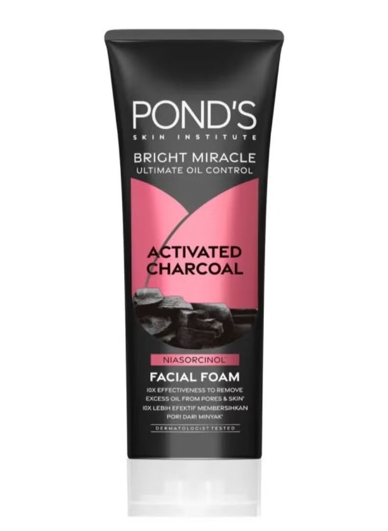 PONDS Pure Bright Facial Foam with Charcoal and Green Tea 100gms 