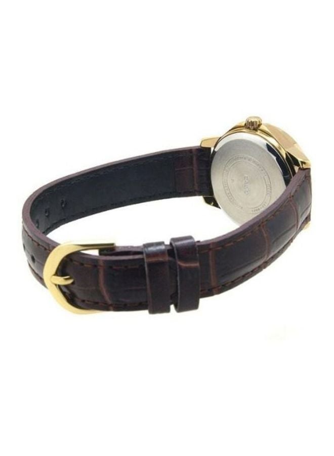 CASIO Women Leather Analog Wrist Watch LTP-V004GL-7AUDF - 30 mm - Brown - Image 2