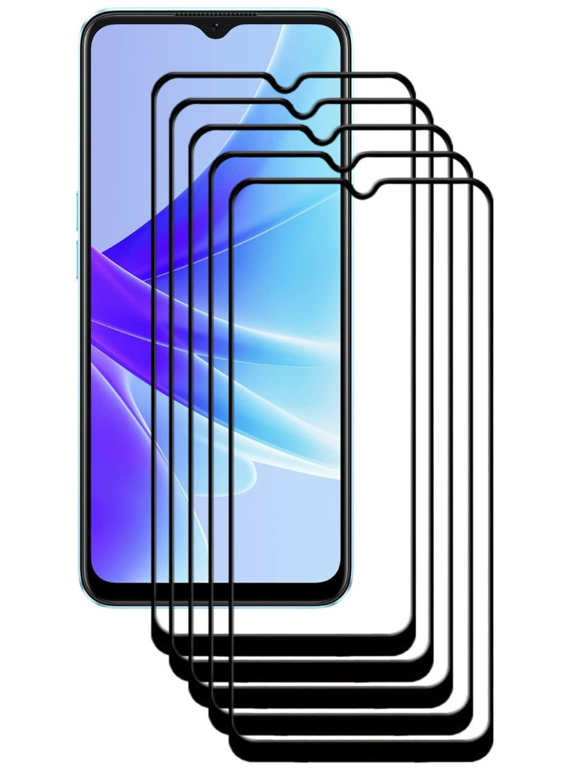 ACLIX 5 Pieces Antistatic ESD Dustproof Premium Quality High Definition Tempered Glass Screen Protector Designed For Oppo A77 4G - Image 1