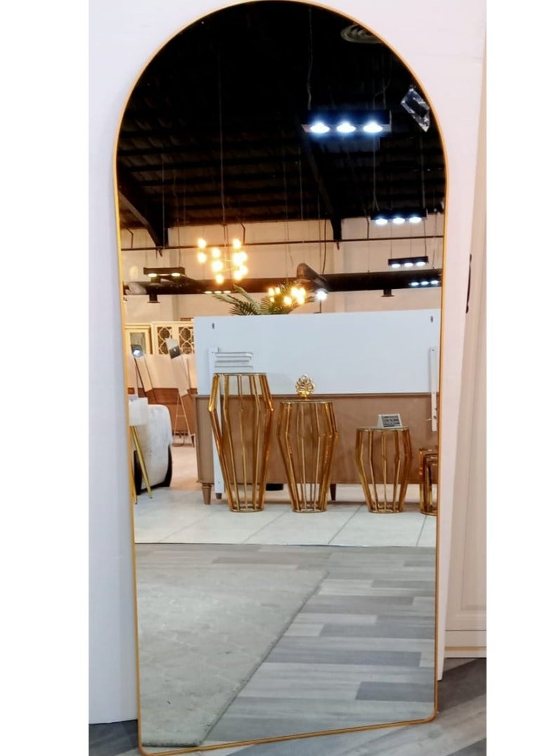 FULL LENTH MIRROR ARCHED FLOOR MIRROR 80*180 CM WITH STAND LARGE WALL FULL BODY MIRROR - Image 1