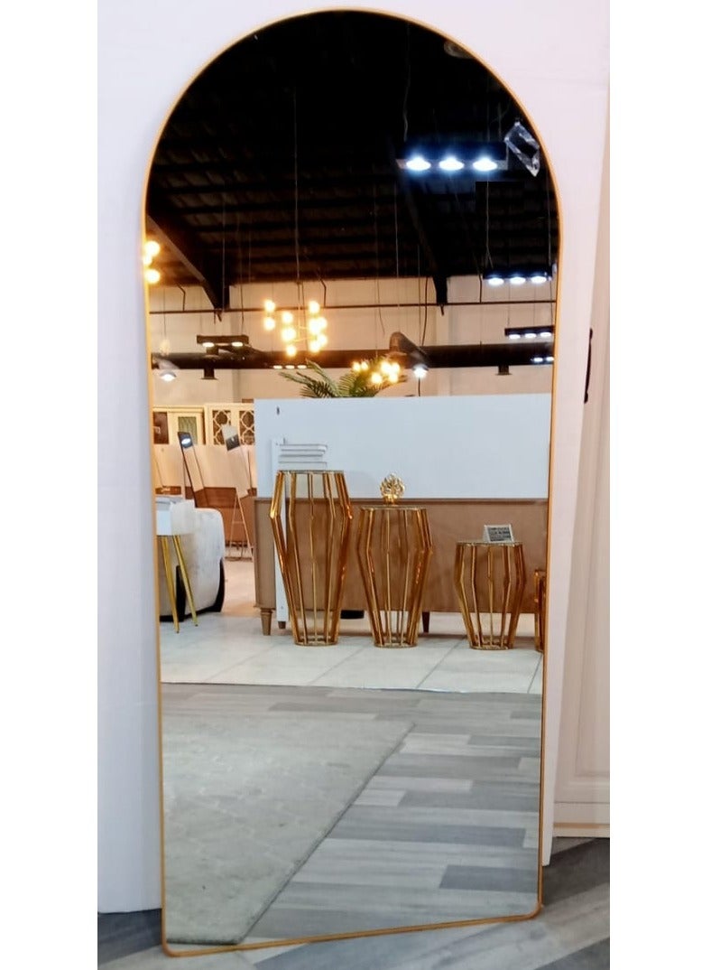 FULL LENTH MIRROR ARCHED FLOOR MIRROR 80*180 CM WITH STAND LARGE WALL FULL BODY MIRROR - Image 2