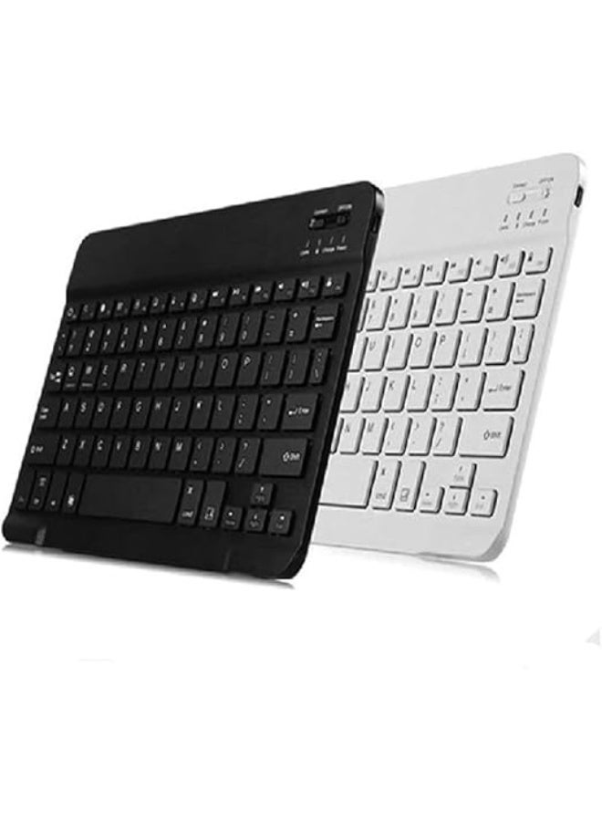 Foldable Bluetooth Wireless Keyboard – Compact & Portable Arabic & English Layout, Ultra-Slim for Laptops, Tablets, and Smart Devices