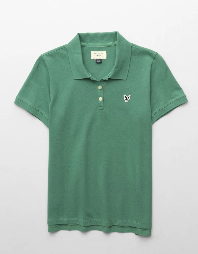 American Eagle  AE Classic Polo Shirt for Women | Best Price UAE