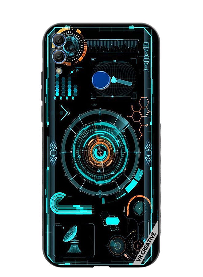 Protective Case Cover For Honor 10 Lite Tumbler Design Multicolour