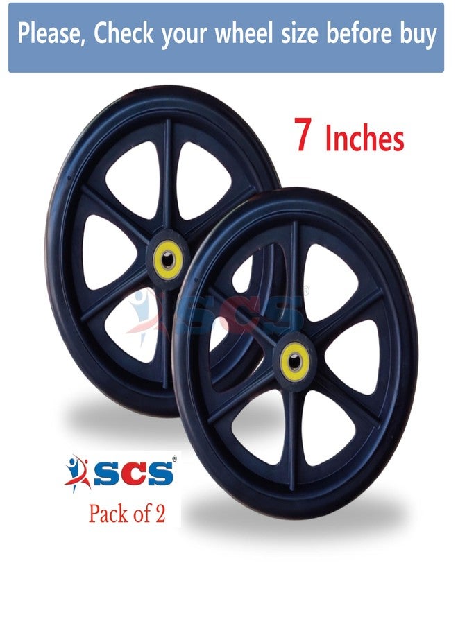 SCS عجلة أمامية لكرسي متحرك من نوع SCS (7 بوصات - محمل) - Image 2
