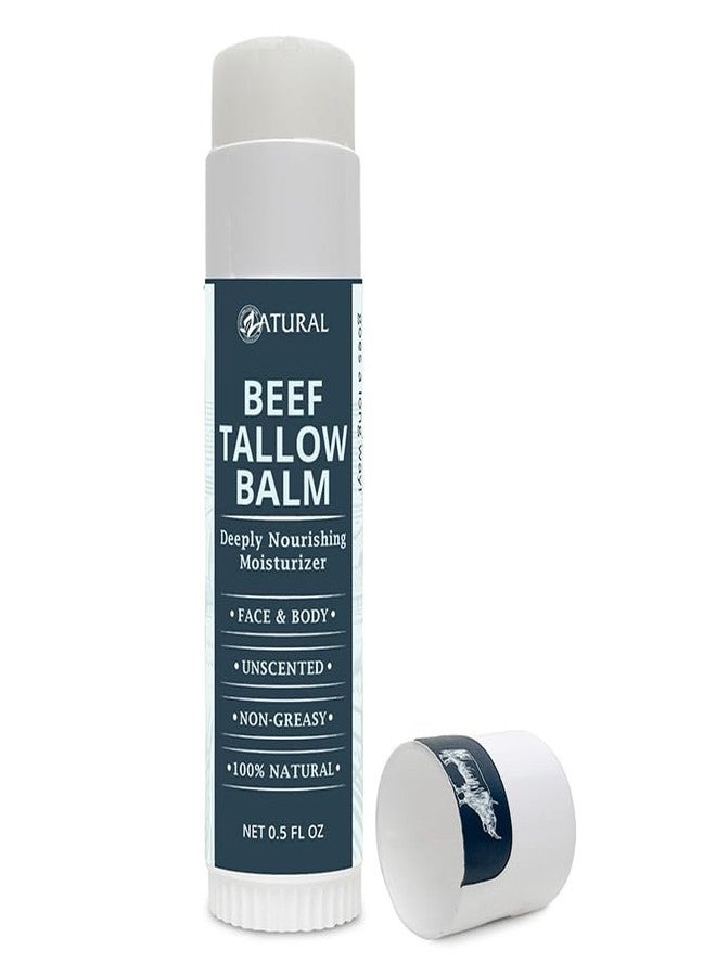 Zatural Beef Tallow Balm for Face and Body, Travel Size, 0.5oz - Image 1