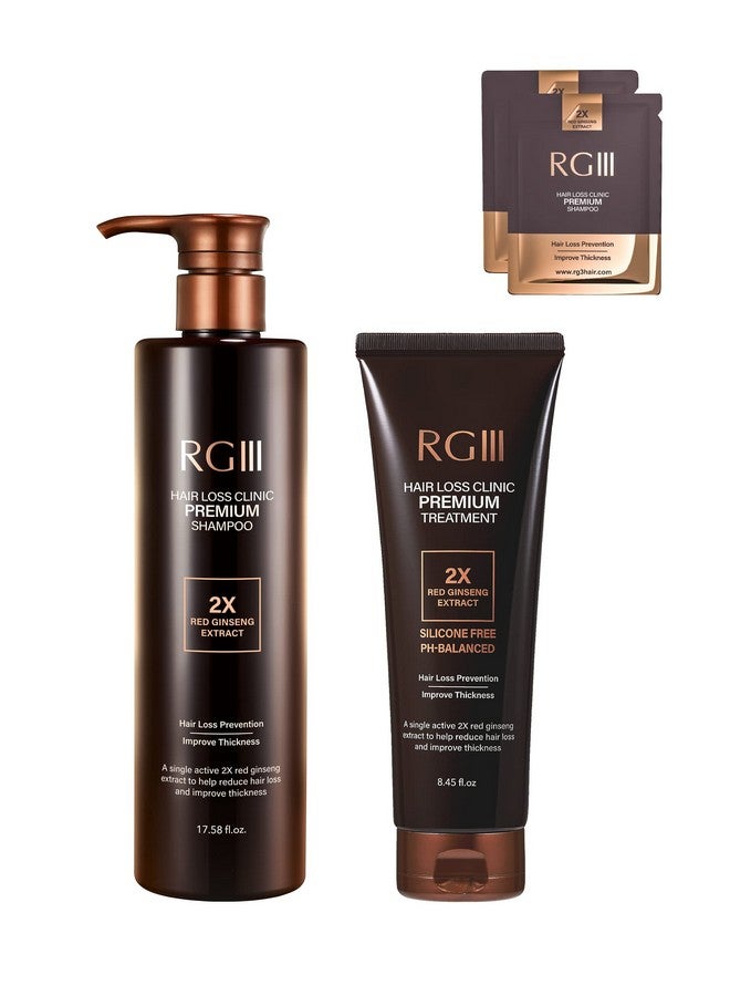 كوسموكوس مجموعة شامبو وعلاج Rgiii Rg3 Premium 2X لمنع تساقط الشعر بالجينسنغ الأحمر - Image 1