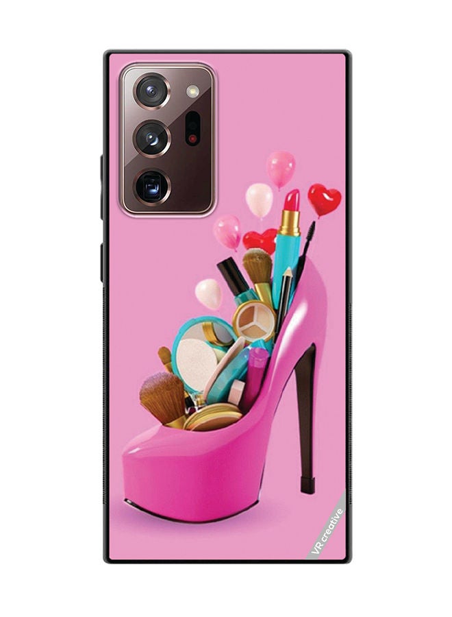 VR CREATIVE Protective Case Cover For Samsung Galaxy Note20 Ultra 5G Barbie Shoe Design Multicolour - Image 1