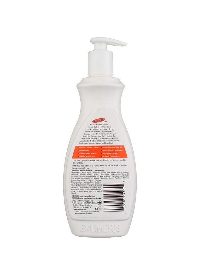 PALMER'S - Palmers Cocoa Butter Lotion 13.5 Ounce Pump (399Ml) (3 Pack) - Image 1