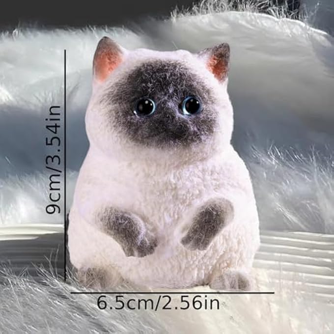Fejytor Big Taba Squishy Cat, Handmade Large Cat Taba Toys, Stress Relief, Funny, Cute Soft cat Squishy Stress Toy Gifts.(X) - Image 2