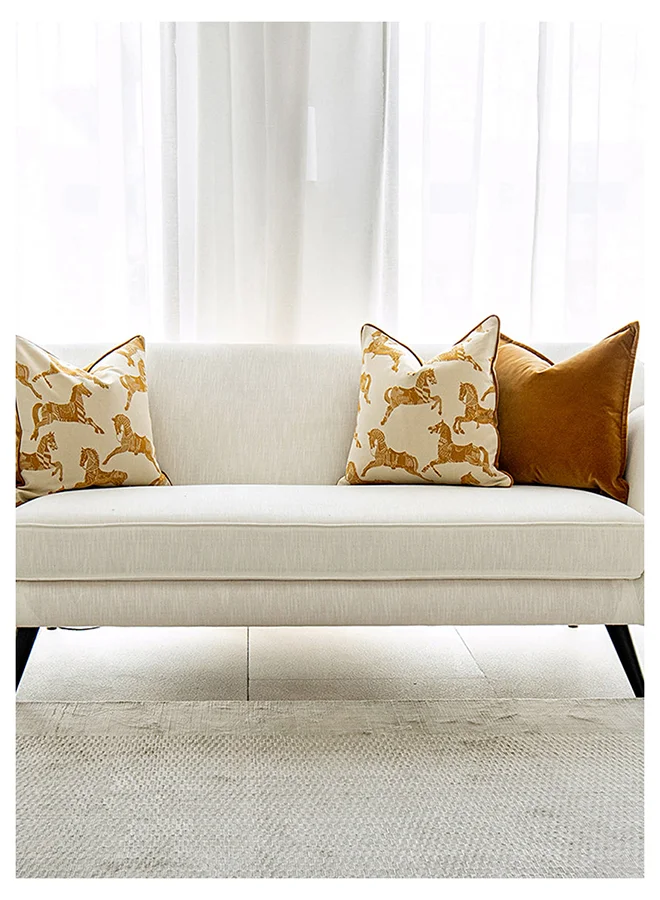 KNOT HOME Cushion (Cover Only) Arie Bundle Pillow Knot Home Cover Case for Modern Sofa Contemporary Living Room Bedroom and Office Soft Filling Washable