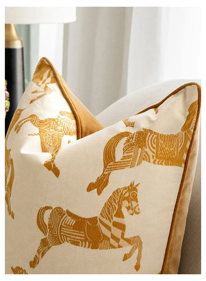 KNOT HOME Cushion (Cover Only) Arie Bundle Pillow Knot Home Cover Case for Modern Sofa Contemporary Living Room Bedroom and Office Soft Filling Washable