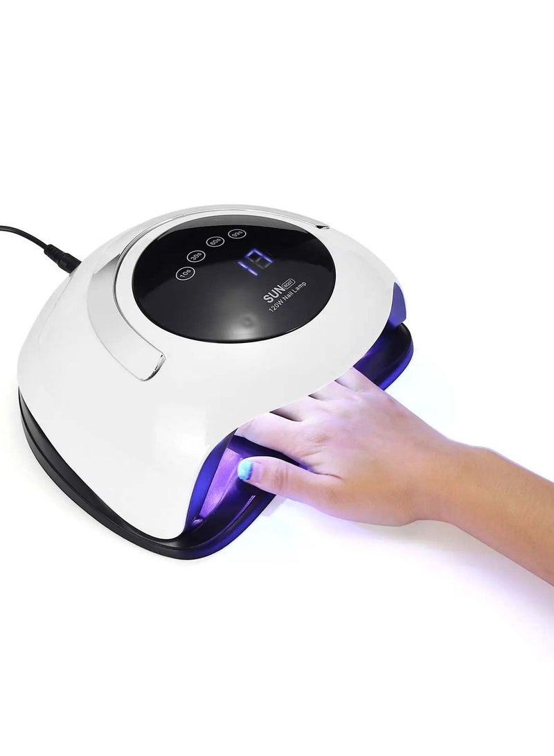 Sun 120W high-power nail phototherapy New BQ5T nail art shop special nail lamp baking nail phototherapy nail dryer special nail shop - Image 1