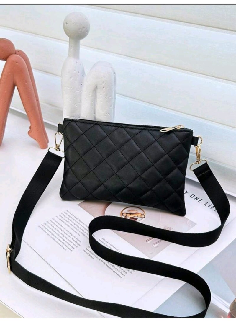 شي إن حقيبة جديدة مزخرفة بالترتر على شكل مسنن مع بطانة وسحاب للإغلاق وحزام كتف قابل للتعديل - Image 5