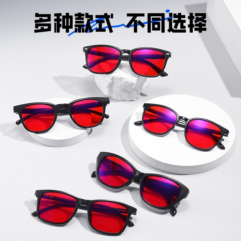 Anti-Blue Light Sleep Glasses – Quadrilateral Full Frame for Adults - Image 4