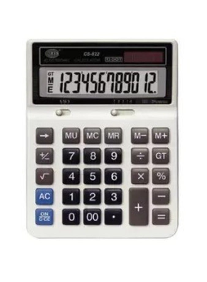 إف اي أس  آلة حاسبة مكتبية FIS مكونة من 12 رقمًا