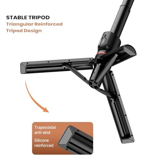 Kratos 41 Inch Magnetic Tripod Stand for iPhone, Aluminum Tripod with Strong Magnetic Holder for MagSafe Design Mobile Phones, 360° Rotation, BT Remote for Selfies, Vlogging & Travel - Image 4