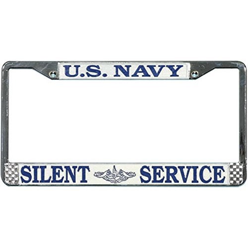 Honor Country US Navy Submarine Silent Service License Plate Frame