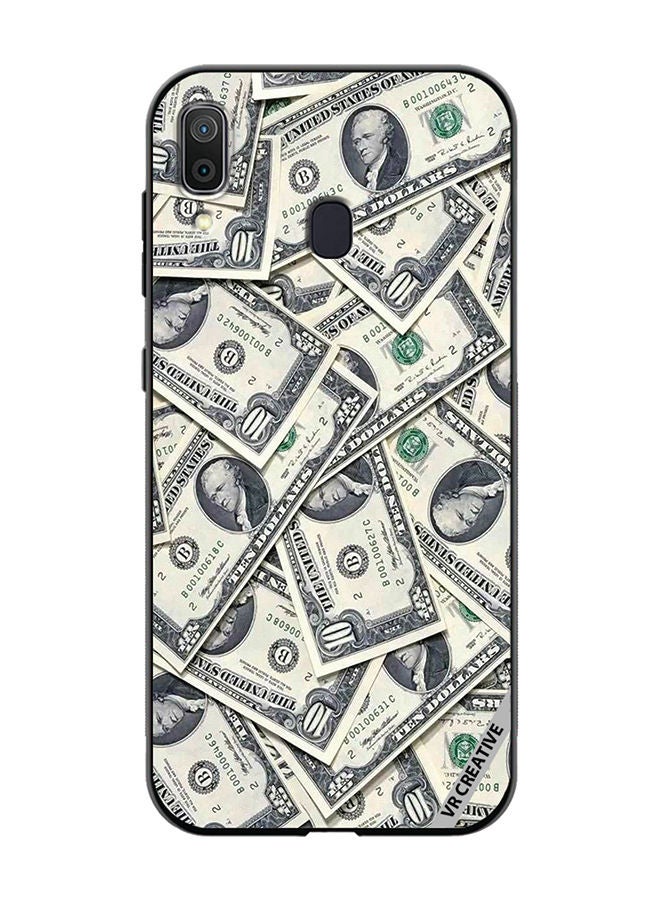 VR CREATIVE Protective Case Cover For Samsung Galaxy A30 Money Design Multicolour - Image 1