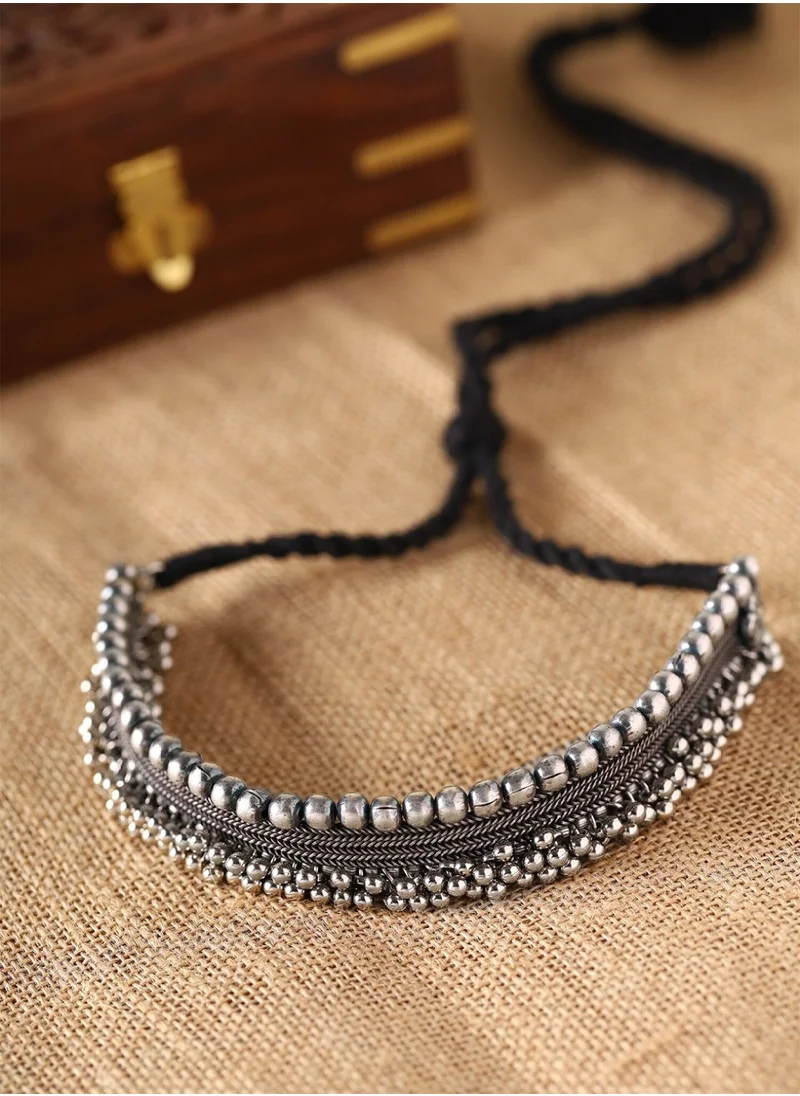 برياسي Oxidised Choker Necklace